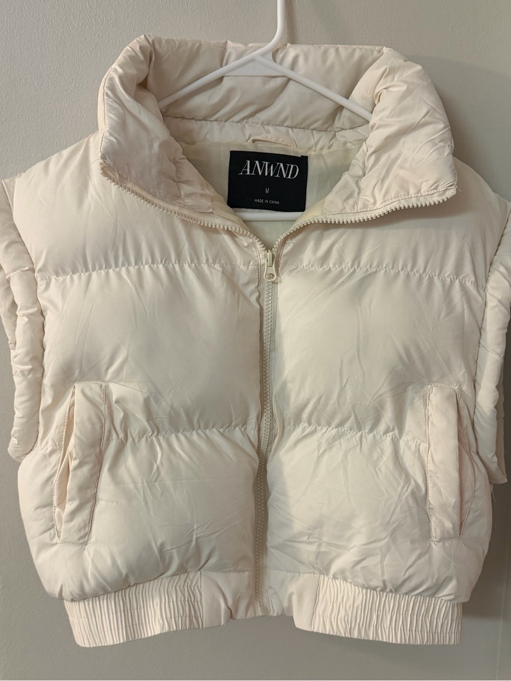 ANWND Women's Cream Puffer Jacket